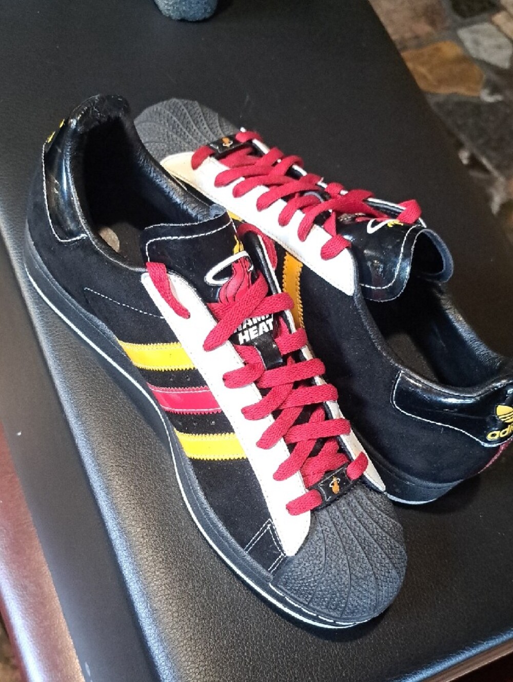Adidas X Miami Heat Superstar NBA  Sneakers 11 - Picture 10 of 10